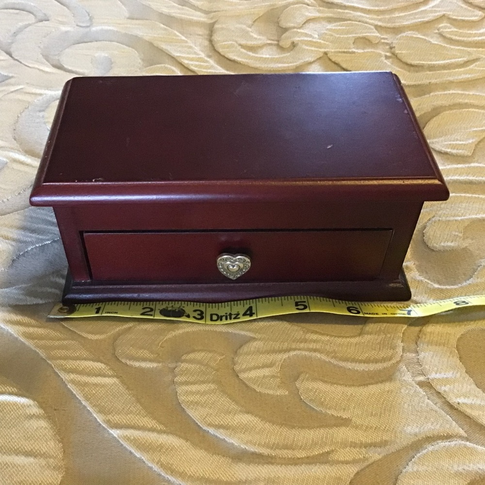 Brighton Elegant Wooden Storage Box with 19 charms